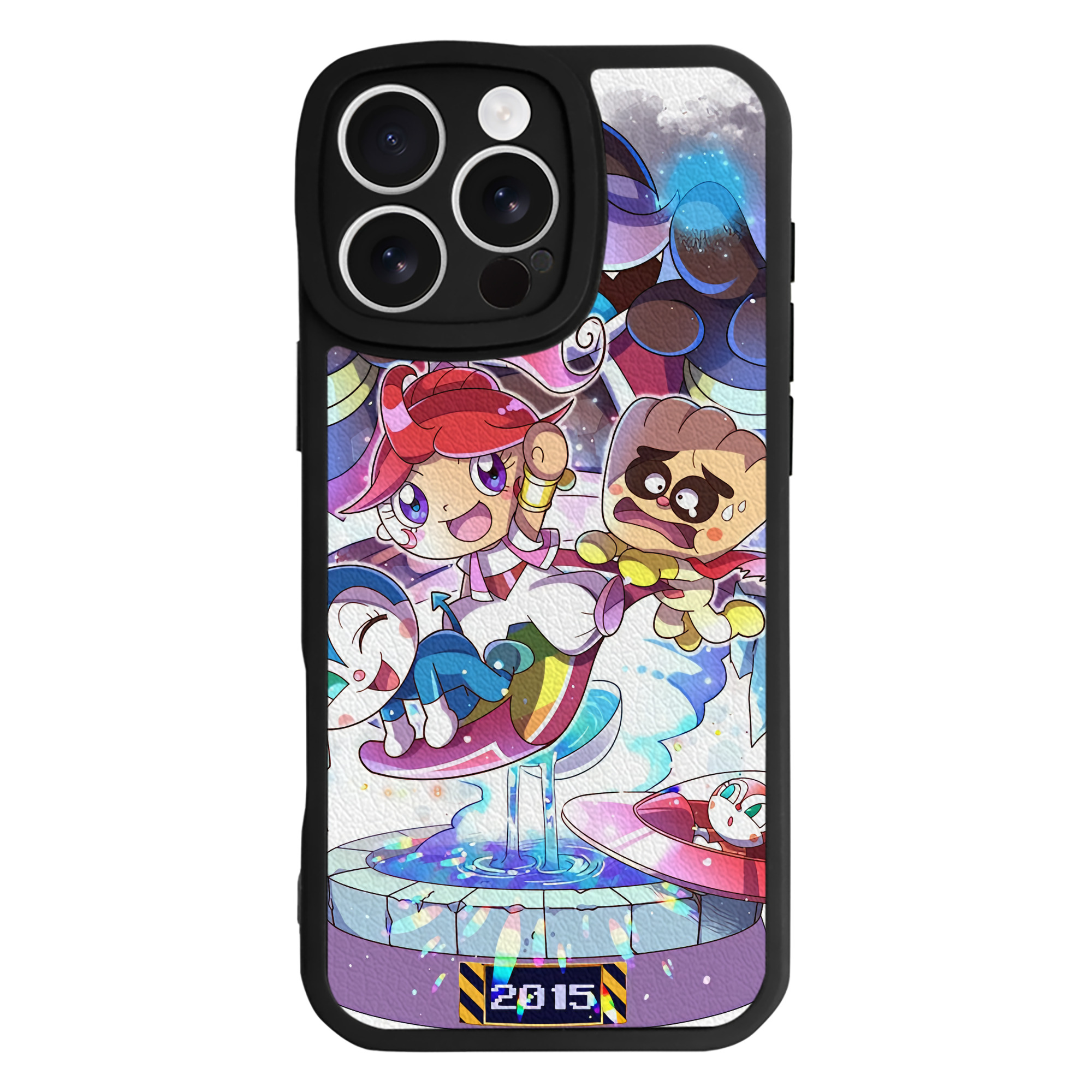 （画像用） アンパンマン Anpanman 【iPhone 16シリーズ対応】シリコンスマホケース（レザー調） 材質：シリコン